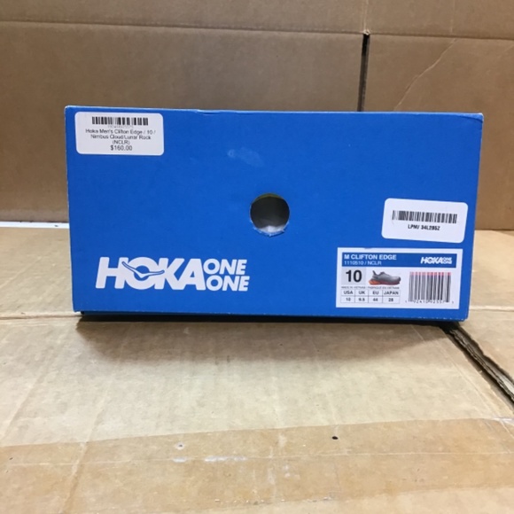Hoka One One Clifton Edge Mens Nimbus Cloud Lunar Rock Running Shoes